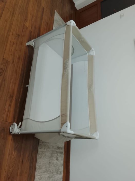 Patut pliabil 120x60 + saltea + lenjerie