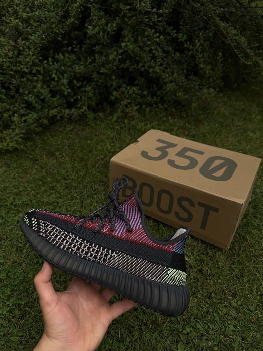 Adidasi Yeezy 350 / Yecheil Reflactive / Premium