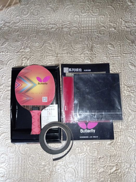 ракетка профессиональная для настольного тенниса собранная