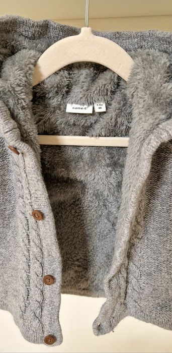 Бебешка жилетка Name it, размер 68 (4-6 месеца)