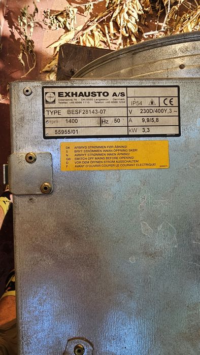 Ventilator de exhaustare