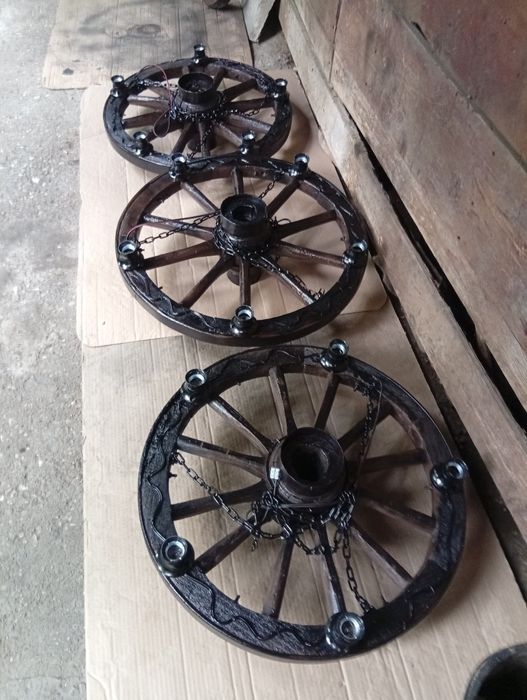 Колело от каруца полилей