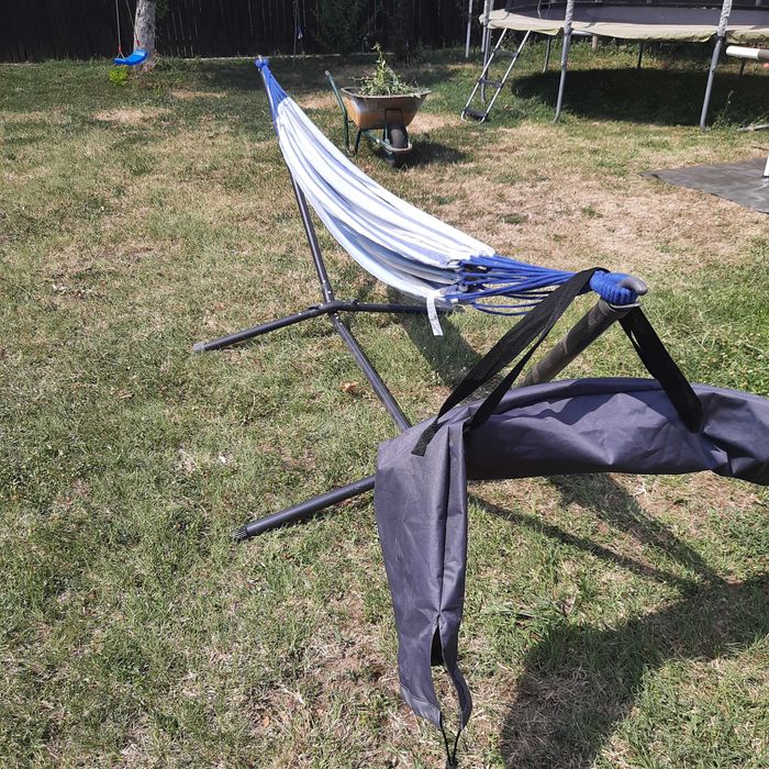 Hamac 1000 x 2000 cu ,cadru metalic