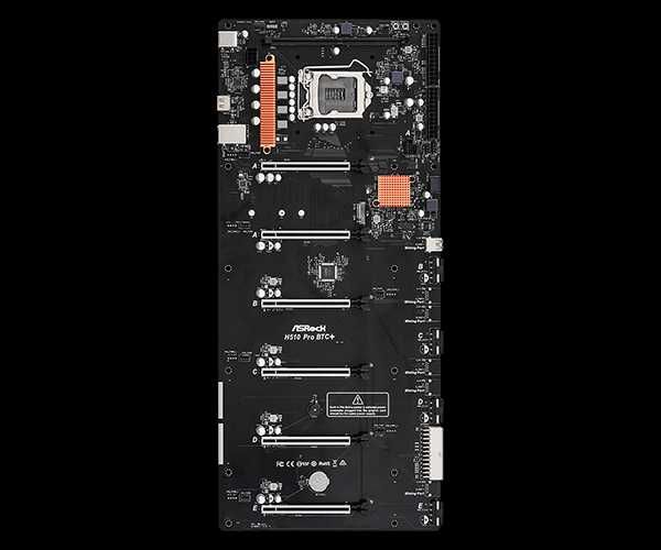 Чисто нова ASRock H510 Pro BTC+ дънна платка за майнинг - 24 месеца гаранция, 4 бр.