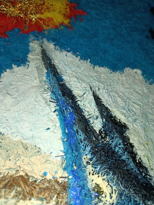 Картина из нитей