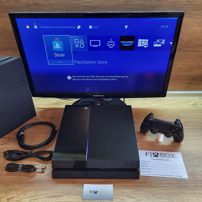 Playstation 4 500gb с гаранция 6 месеца PS4 Roblox Fortnite