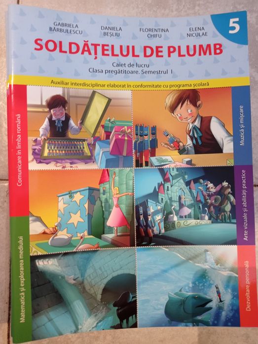 Lot 13 buc."Soldățelul de plumb"- Caiet de lucru , clasa pregătitoare