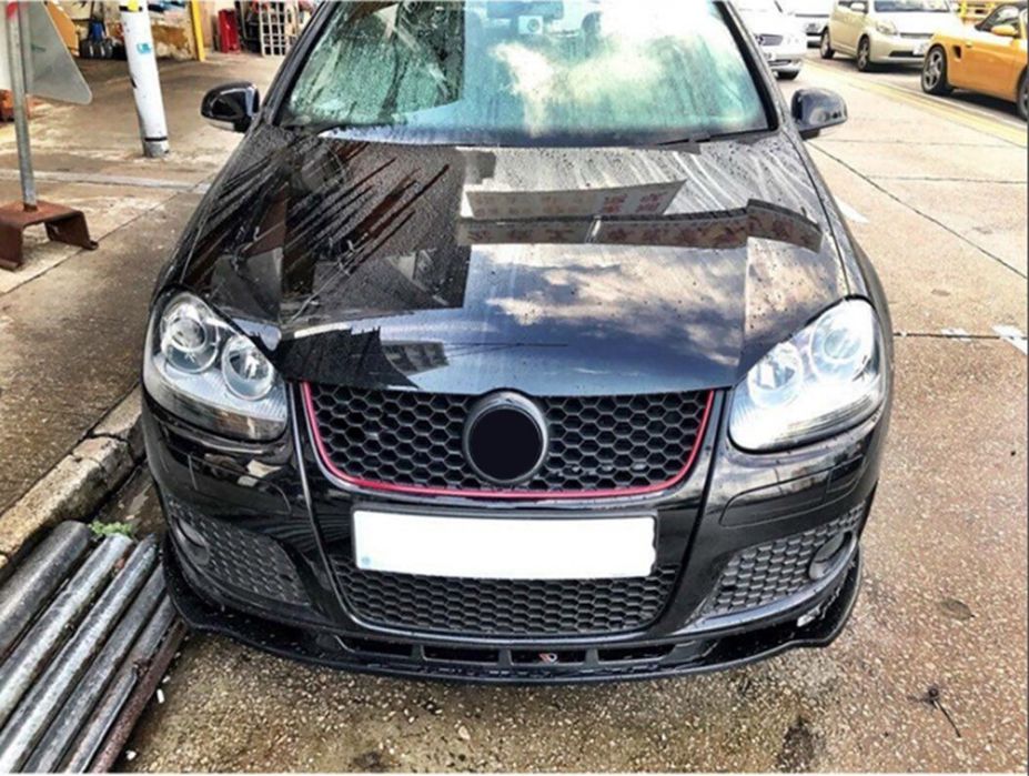 Преден лип спойлер за голф 5 гти гт / vw golf 5 gti gt lip spoiler