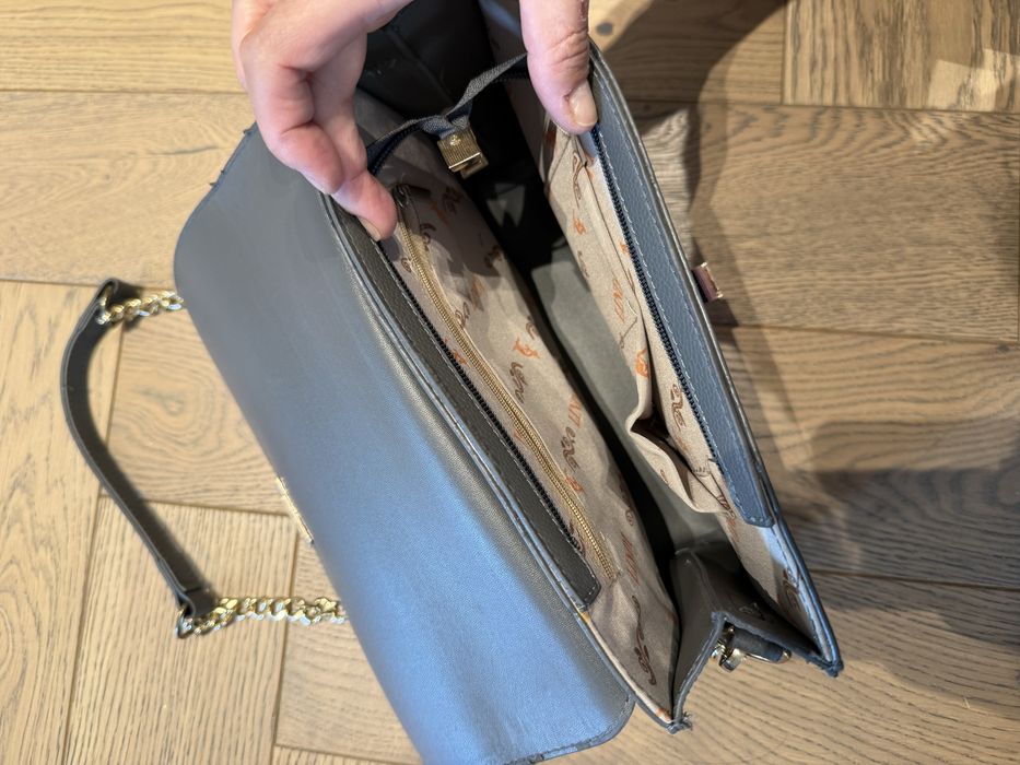 Сумочка серая , 25х20