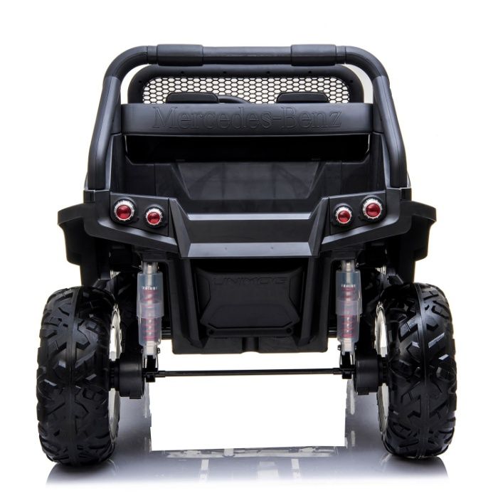 Masinuta electrica Kinderauto Mercedes UNIMOG 4x4  PREMIUM #Negru