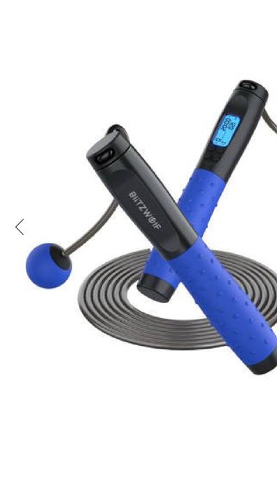 Coarda de sarit digitala Blitzwolf BW-JR1 cu contor (negru)