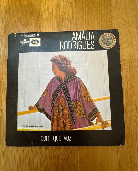 Doua viniluri EP de colectie cu autograf Amalia Rodrigues, 1976, foarte rare