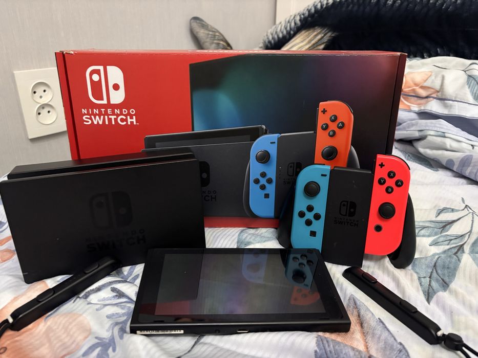 Nintendo switch с коробкой