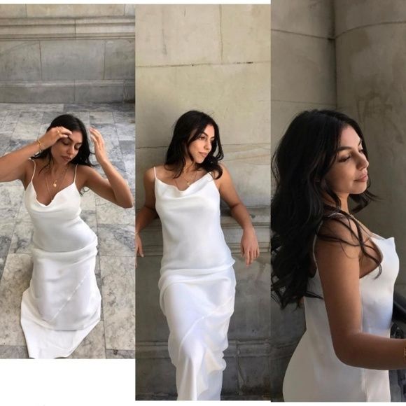 Rochie  satinata Zara limited edition