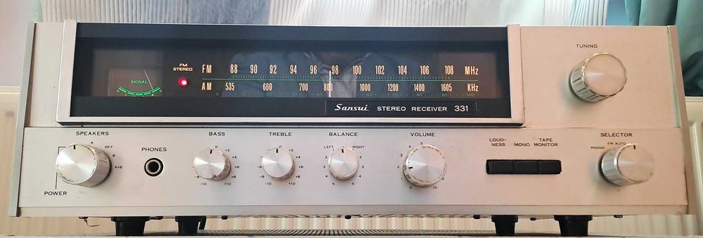 Sansui 331 amplituner vintage amplificator performant