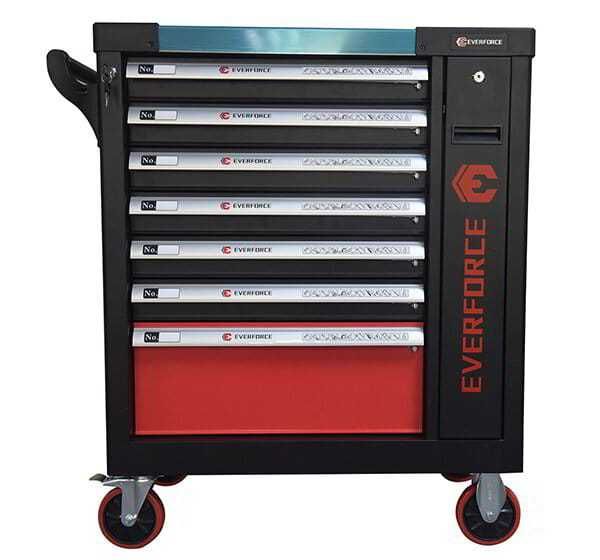Професионален Шкаф с инструменти EVERFORCE със 7 чекмеджета и отделени