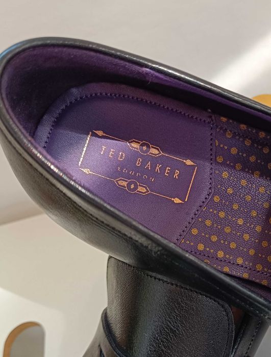 Pantofi loafer 44 44.5 premium Ted Baker London NOI piele naturala