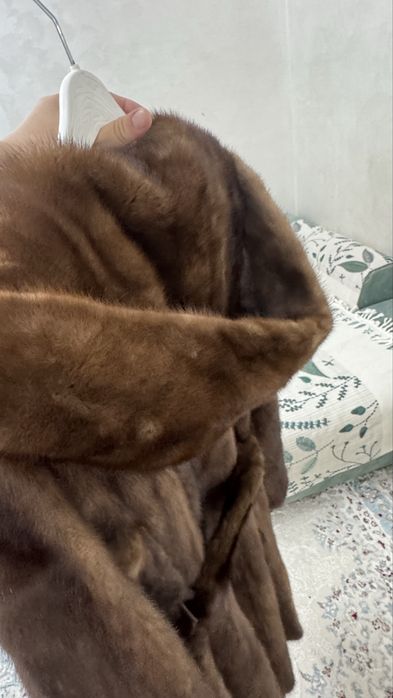 Шуба из цельной норки