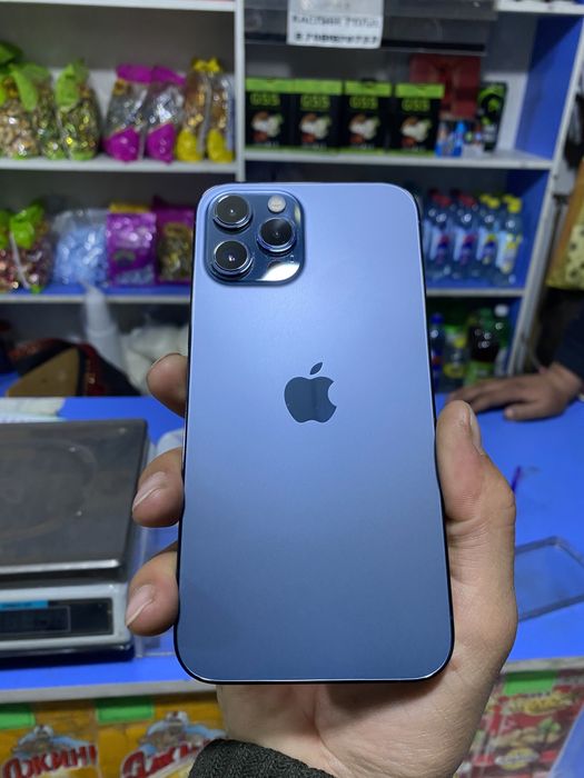 Айфон 12 про макс 128гб емкость 100%