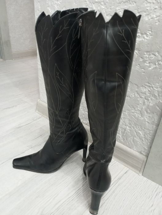 Сапоги нат.кожа, Италия