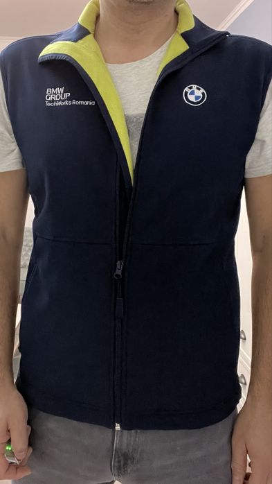 Vesta softshell BMW albastra M