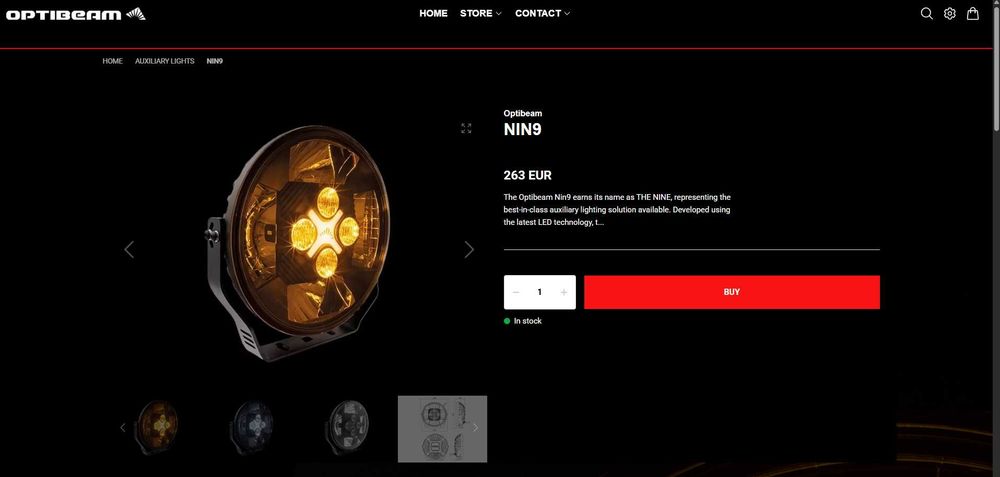 9 инча лед комбиниран фар