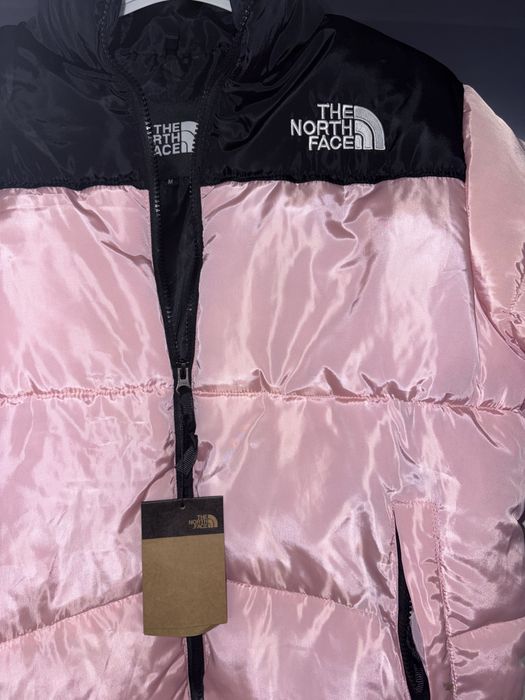 Geacă M The North Face roz rose trandafir fucsia negru neagră