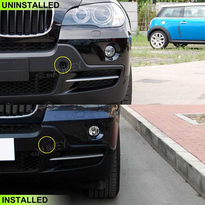 Капачка капаче за кука теглич предна броня BMW X5 БМВ Х5 E70 2007/2011