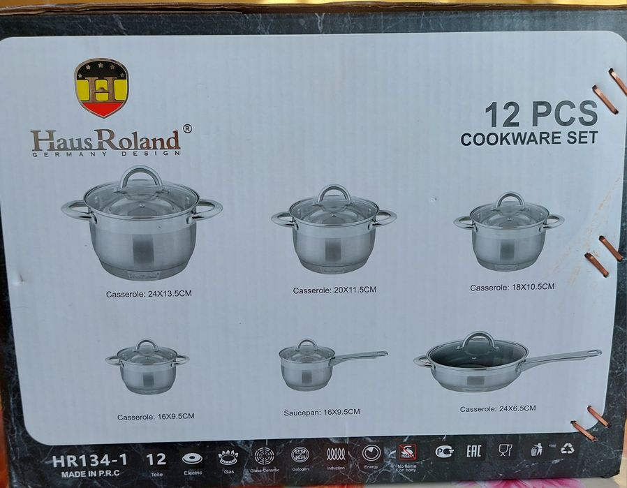 Набор кастрюль 12 в 1