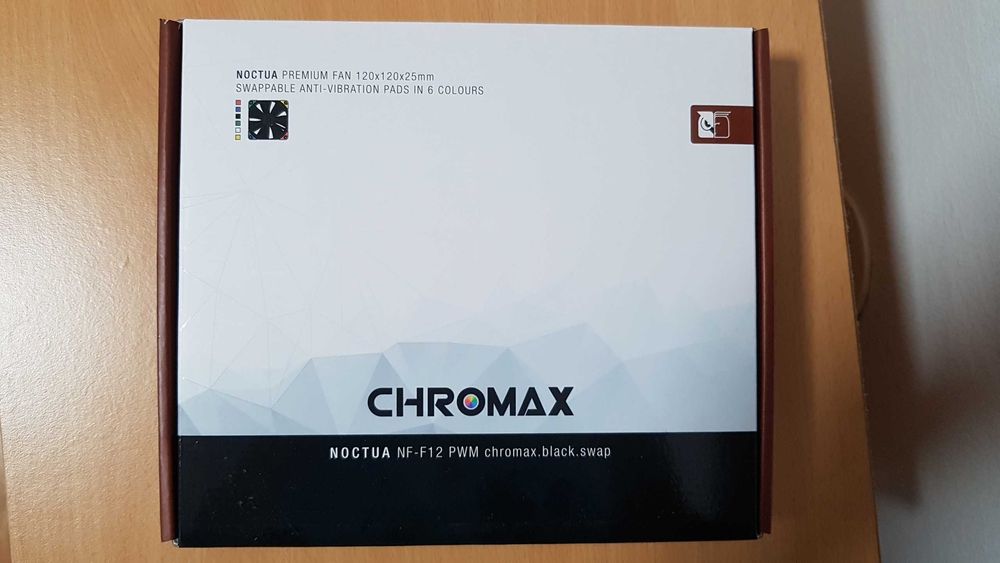 Ventilator/radiator Noctua NF-F12 PWM Chromax Black Swap (NOU!)