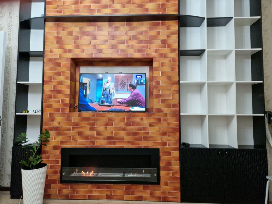 Биокамин черный.