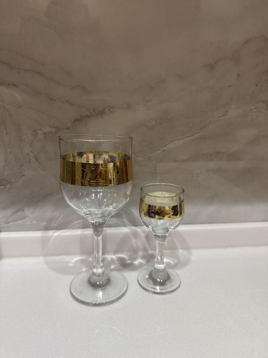 Бокалы фужеры 18 + 18
