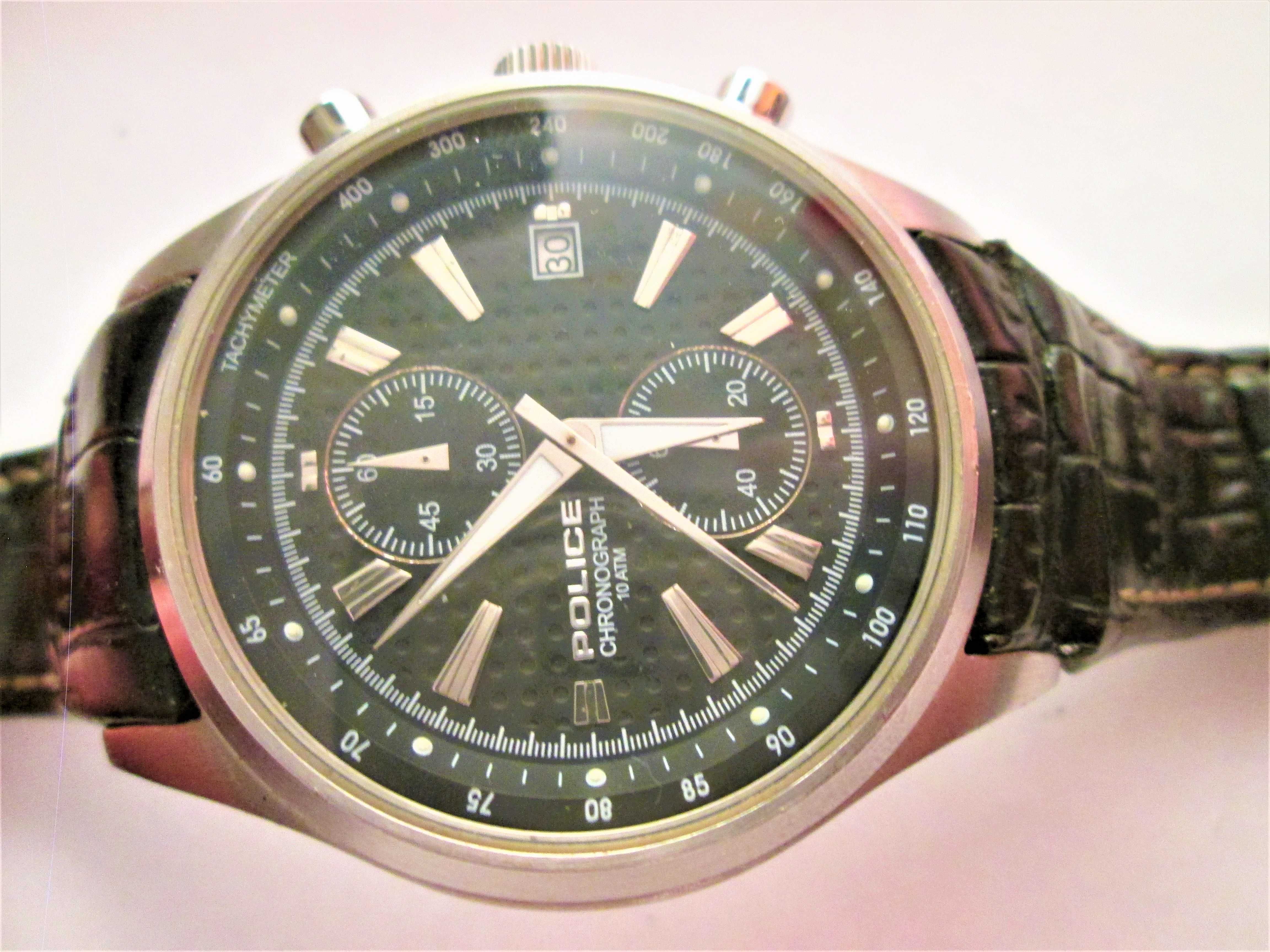 Police chronograph cheap 10 atm