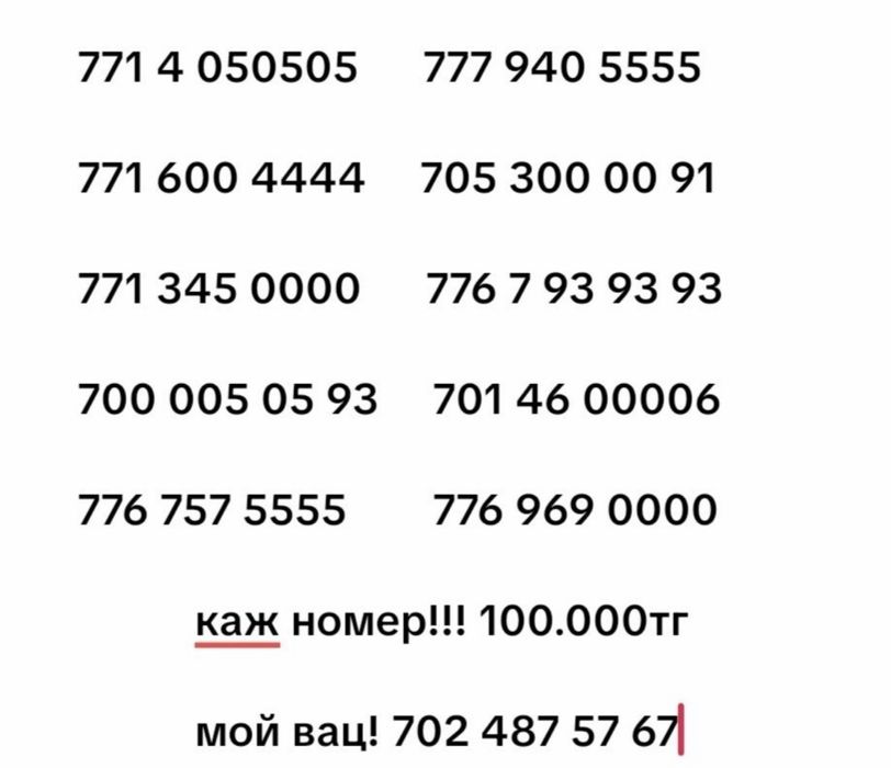 На продажу хит vip сим-карты!!!