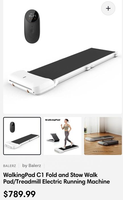 Бягаща пътека Xiaomi Kingsmith C, цвят бял