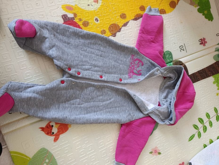 Костюм , комбинезон флис, курточка