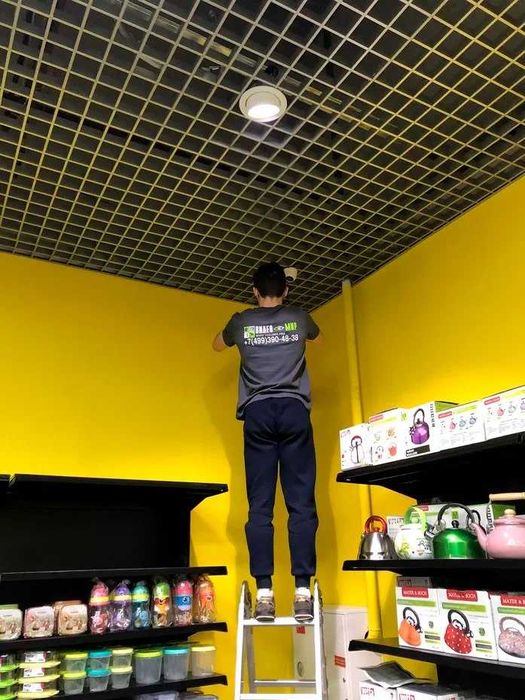 Kamera ustanovka remont Установка  видеонаблюдения камера