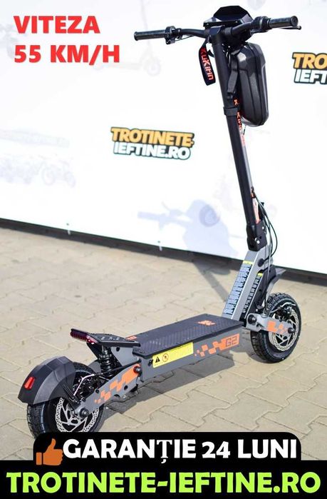 Trotineta KuKirin G2 2026, aripa fata noua, suspensie fata-spate, motor puternic 800W, livrare rapida