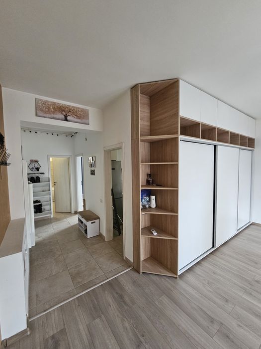 Apartament 2 camere+2 balcoane bloc nou centrala termica complet utilat partial mobilat MUTARE IMEDIATA