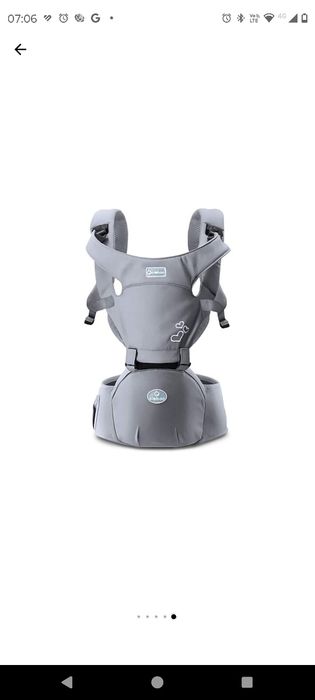 Marsupiu ergonomic pentru copii Aiebao .
Poate fi purtat in fata, pe s