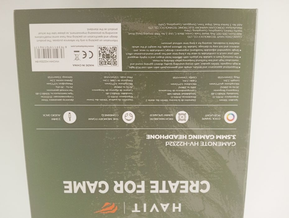 игровые наушники Havit Gamenote H2232D