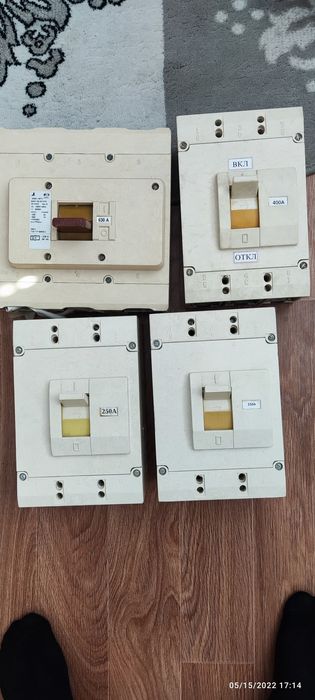 Автоматы  250А, 400А,