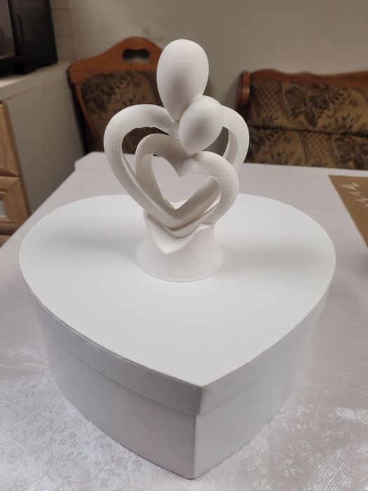 Figurina Inima 3D – Cadou Romantic – Decor Modern