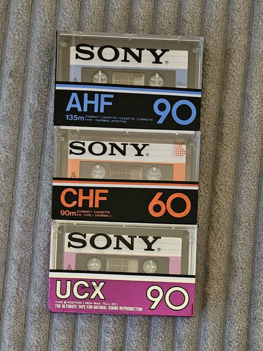 3 Casete Audio Sony AHF CHF UCX 1978
