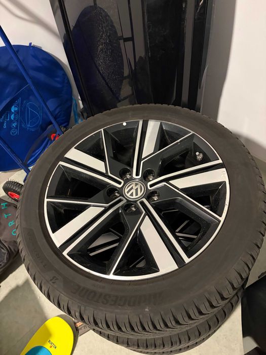 Vand jante originale volkswagen vw + anvelope all season (NOI CU FACTURA SI GARANTIE) – SET 4 BUC