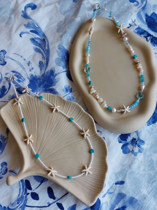 бижута ръчна изработка колиета гривни перли кристали мъниста