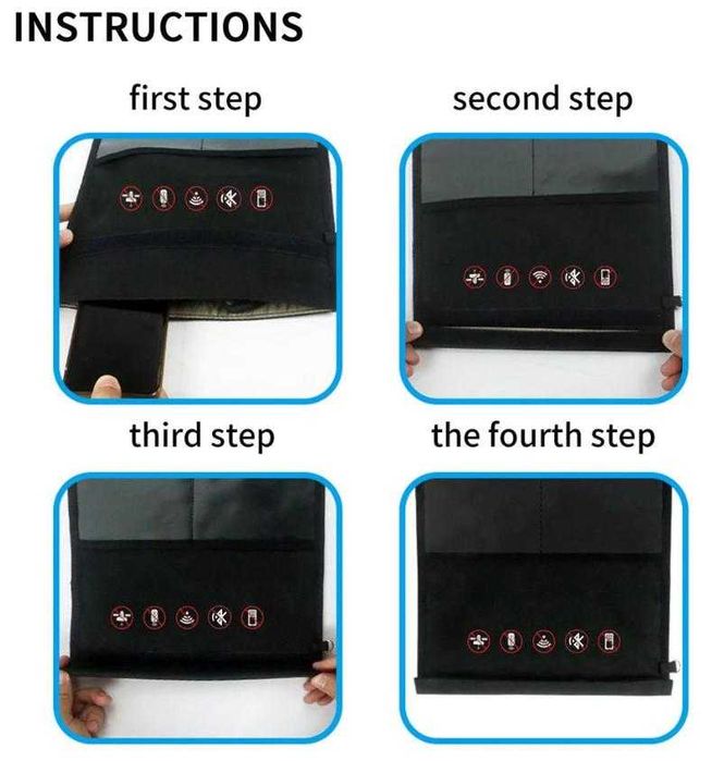 Чанта Заглушител GSM GPS Защита Проследяване Таблет iPad Yoga Notebook