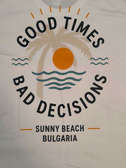Мъжка тениска 'Cacao Beach' Sunny Beach Bulgaria