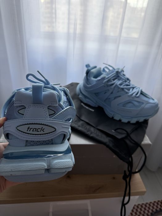 Adidasi Balenciaga Track Baby Blue / Premium / NEW