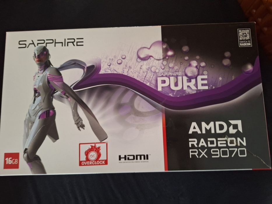 Placa Video rx9070 Sapphire Pure